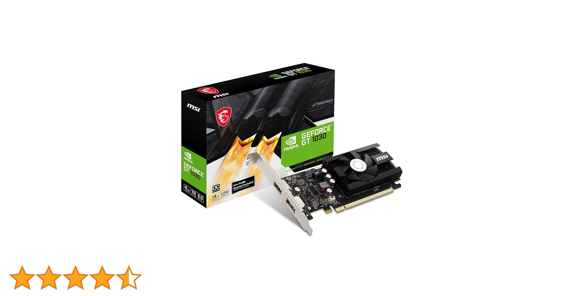 Amazon | MSI Gaming GeForce GT 1030 4GB DDR4 64ビット HDCP